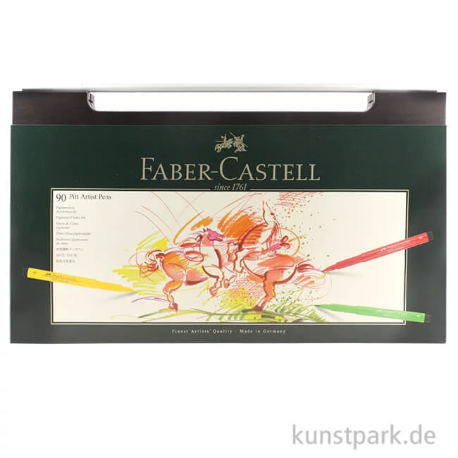 Artikelbild 1 des Artikels “Faber-Castell PITT Artist Pen - 90er-Set im Holzkoffer “