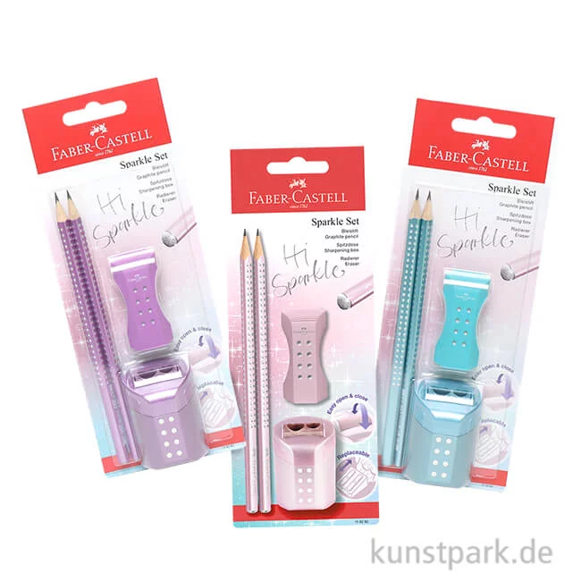Artikelbild 1 des Artikels “Faber-Castell Bleistift Set - Sparkle Cosmic mit Radierer + Spitzer “