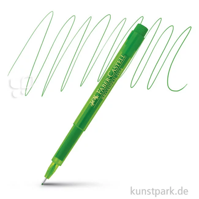 Artikelbild 1 des Artikels “Faber-Castell BROADPEN 1554 Fineliner einzeln Stift | Light Green“
