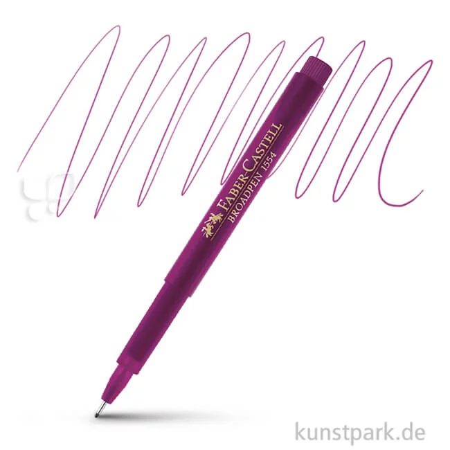 Artikelbild 1 des Artikels “Faber-Castell BROADPEN 1554 Fineliner einzeln Stift | Magenta“