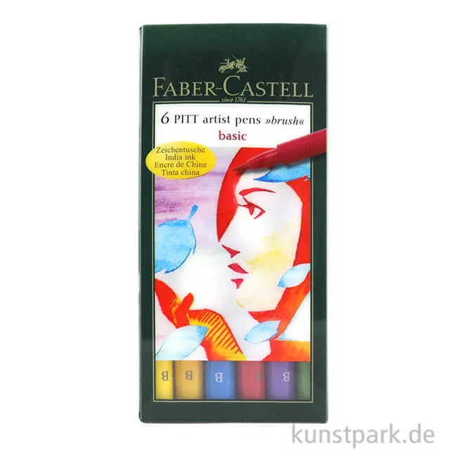 Artikelbild 1 des Artikels “Faber-Castell PITT Artist Pen Brush - 6er-Set BASIC “