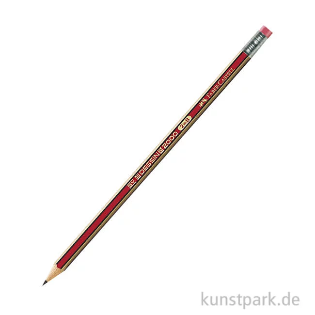 Artikelbild 1 des Artikels “Faber-Castell DESSIN 2001 - Bleistift mit Radierer Härte B “