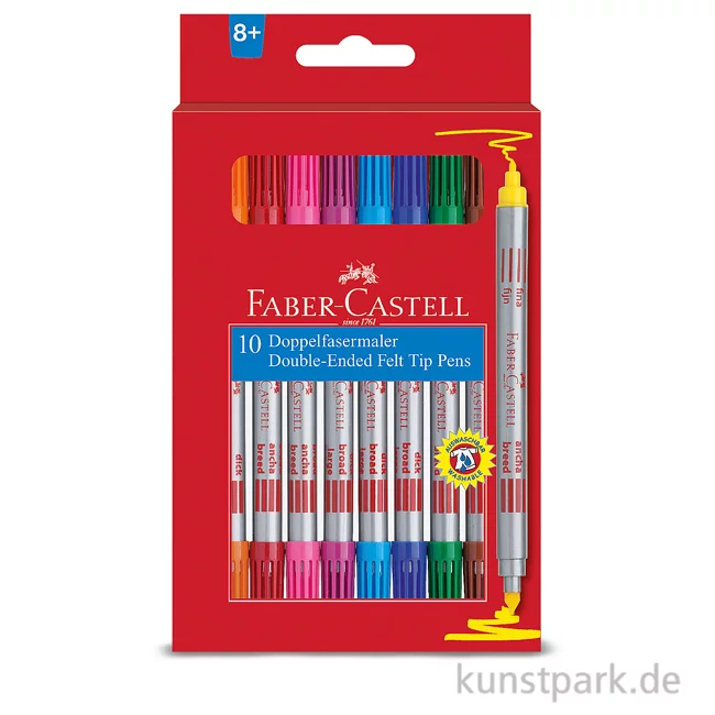 Artikelbild 1 des Artikels “Faber-Castell Doppelfasermaler - 10er Etui “