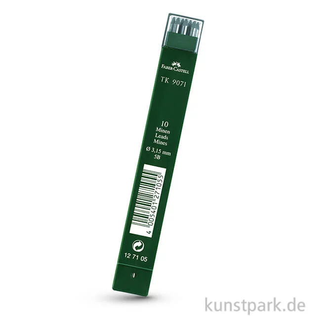 Artikelbild 1 des Artikels “Faber-Castell Fallminen TK-9071, 3,15 mm, 10 Stück 5B“