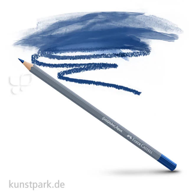 Artikelbild 1 des Artikels “Faber-Castell GOLDFABER Aqua Aquarellstift einzeln Stift | 151 Helioblau rötlich“