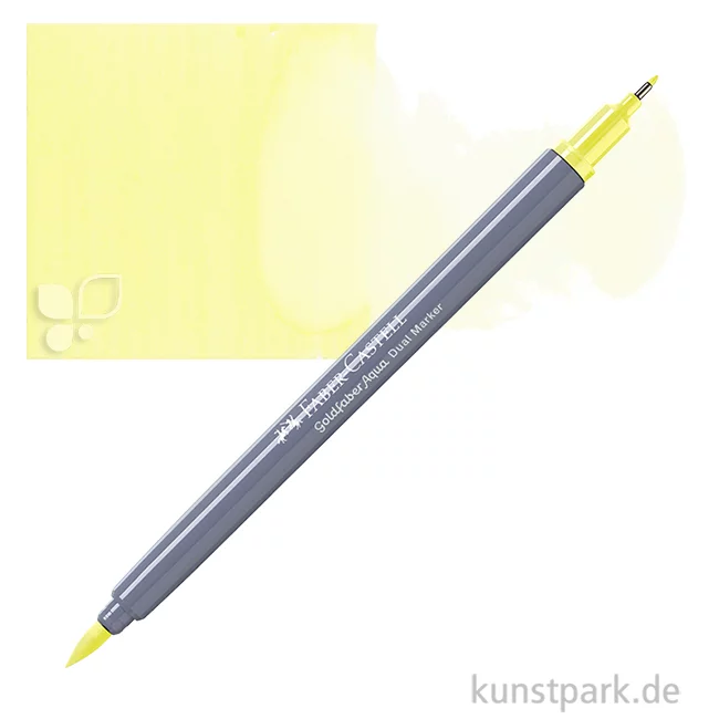 Artikelbild 1 des Artikels “Faber-Castell GOLDFABER Aqua Dual Marker Einzelstift | 104 Lichtgelb Lasierend“
