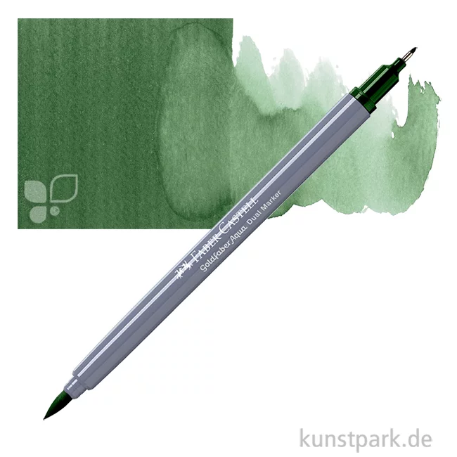 Artikelbild 1 des Artikels “Faber-Castell GOLDFABER Aqua Dual Marker Einzelstift | 267 Tannengrün“
