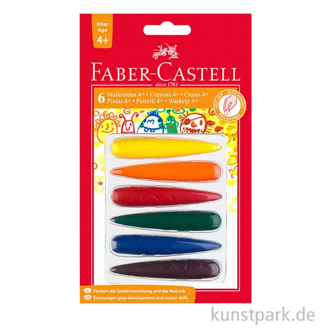 Artikelbild 1 des Artikels “Faber-Castell Malkreide - 6er Set - Finger “
