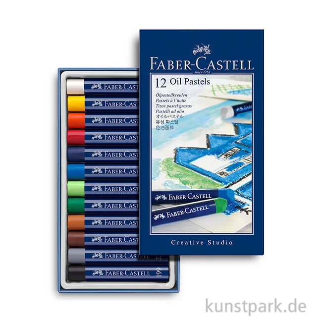 Artikelbild 1 des Artikels “Faber-Castell Ölpastellkreiden - 12er Studio-Set “