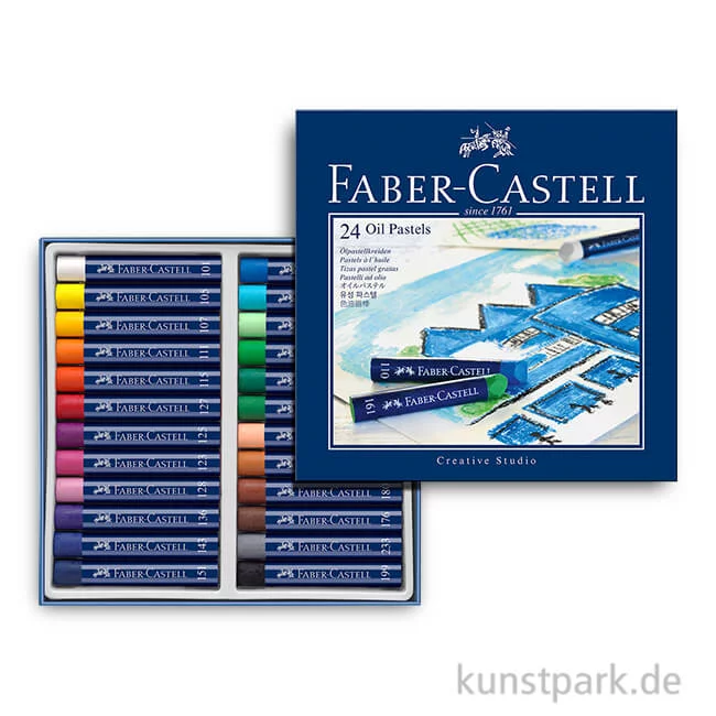 Artikelbild 1 des Artikels “Faber-Castell Ölpastellkreiden - 24er Studio-Set “