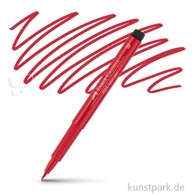 Artikelbild 1 des Artikels “Faber-Castell PITT Artist Pen Brush einzeln Stift | 219 Scharlachrot dunkel“