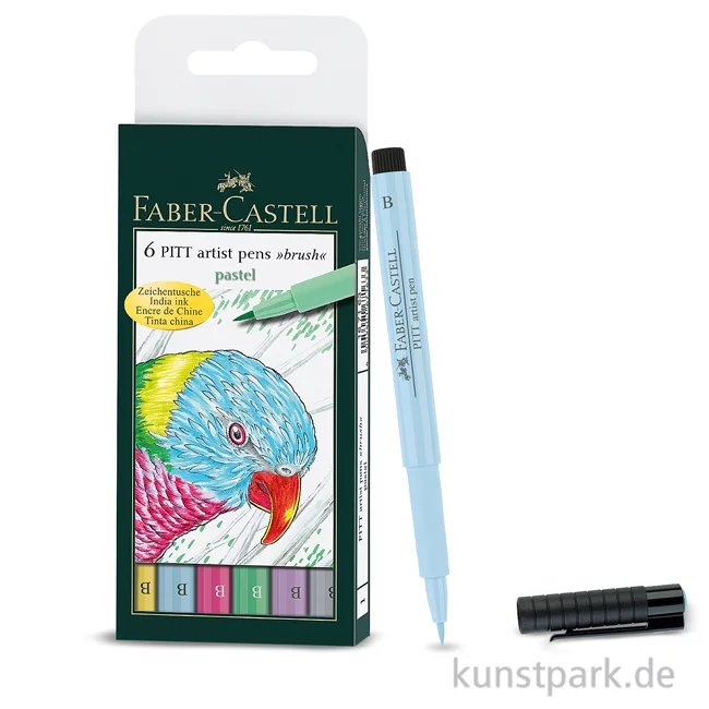 Artikelbild 1 des Artikels “Faber-Castell PITT Artist Pen Brush - 6er Set - PASTEL “