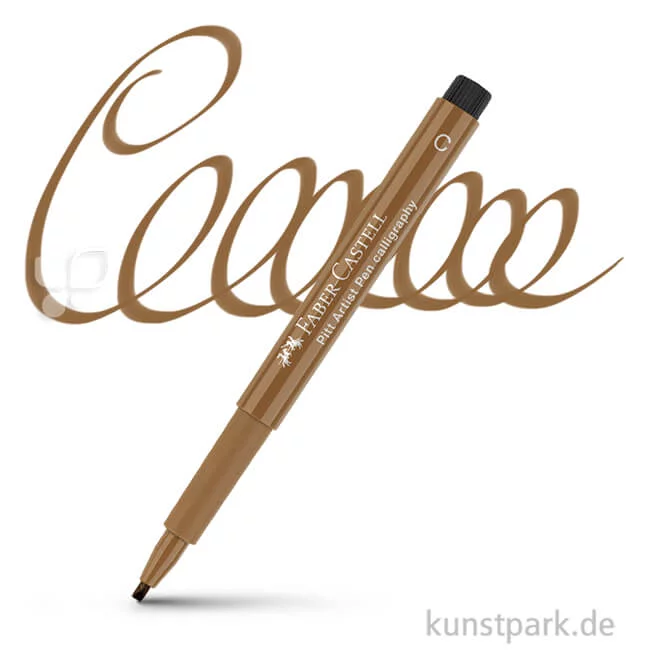 Artikelbild 1 des Artikels “Faber-Castell PITT Artist Pen Calligraphy einzeln Stift | 180 Umbra natur“