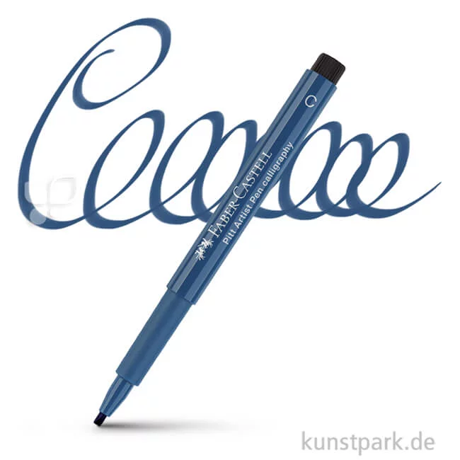 Artikelbild 1 des Artikels “Faber-Castell PITT Artist Pen Calligraphy einzeln Stift | 247 Indanthrenblau“