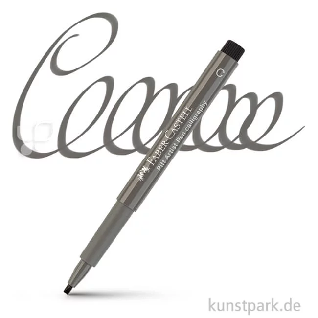 Artikelbild 1 des Artikels “Faber-Castell PITT Artist Pen Calligraphy einzeln Stift | 273 Warmgrau IV“