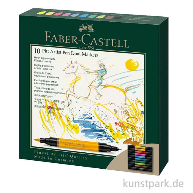 Artikelbild 1 des Artikels “Faber-Castell PITT Artist Pen Dual Marker - 10er Set “