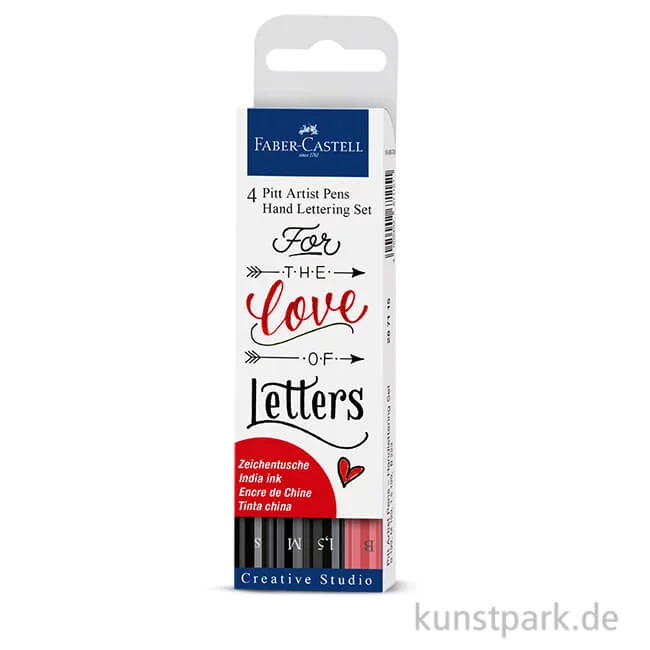 Artikelbild 1 des Artikels “Faber-Castell PITT Artist Pen Handlettering 4er Set “