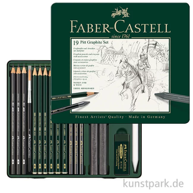 Artikelbild 1 des Artikels “Faber-Castell PITT Graphite Set medium - 19teilig “