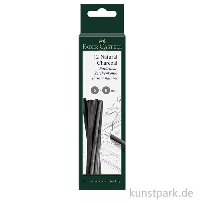 Artikelbild 1 des Artikels “Faber-Castell PITT natürliche Zeichenkohle - Set 5-8 mm“