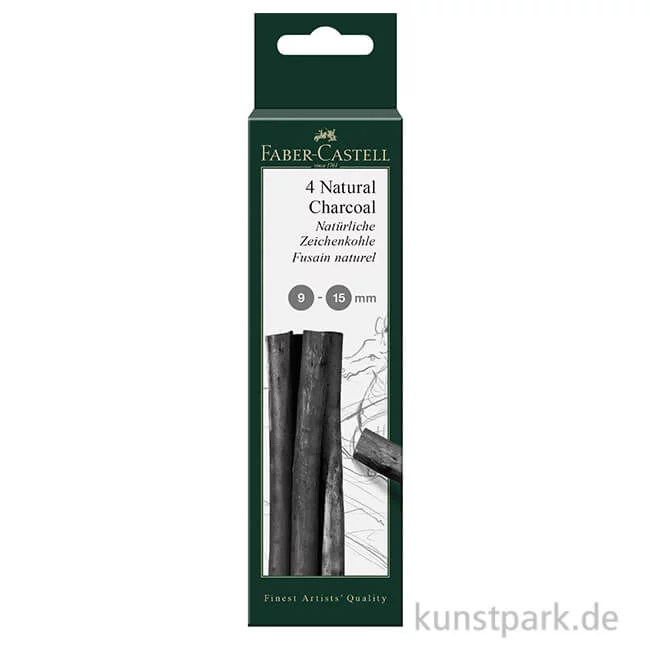 Artikelbild 1 des Artikels “Faber-Castell PITT natürliche Zeichenkohle - Set 9-15 mm“