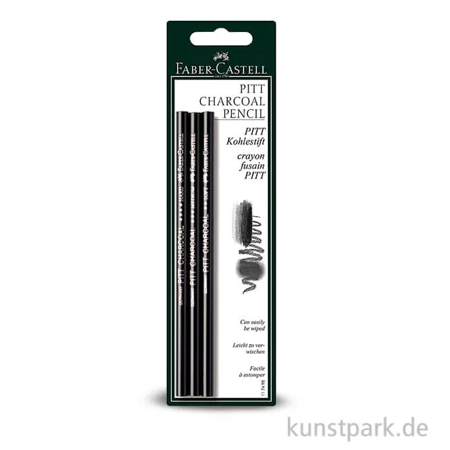 Artikelbild 1 des Artikels “Faber-Castell PITT-Zeichenkohlestift 3er Set “