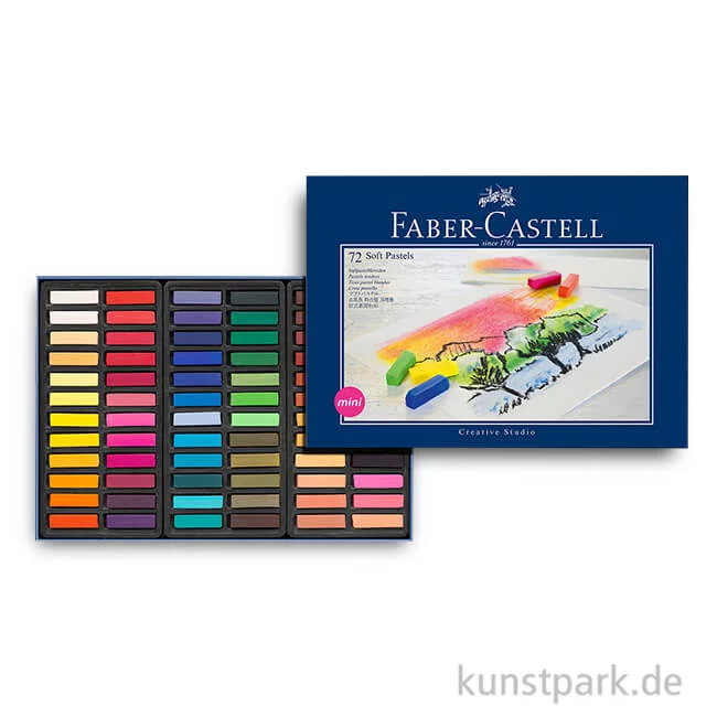 Artikelbild 1 des Artikels “Faber-Castell Softpastellkreiden Mini - 72er Studio-Set “