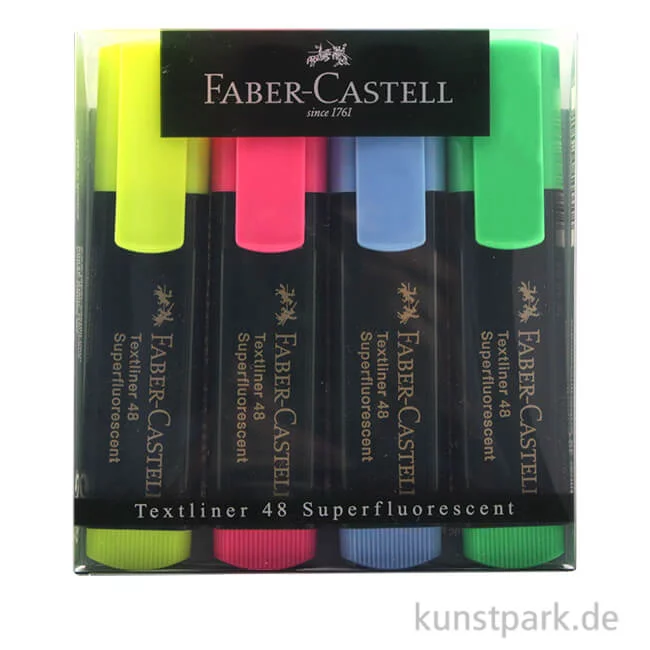 Artikelbild 1 des Artikels “Faber-Castell TEXTLINER 48 Textmarker - 4er Etui “