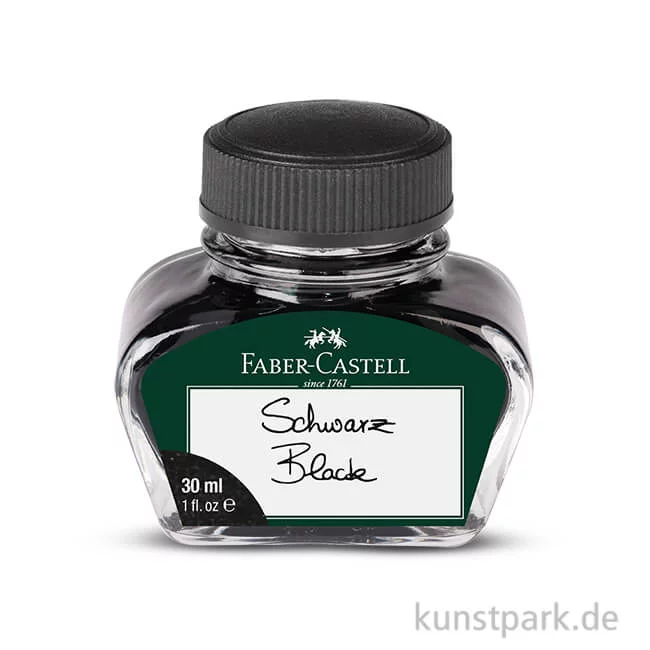 Artikelbild 1 des Artikels “Faber-Castell Tintenglas 30 ml Schwarz“
