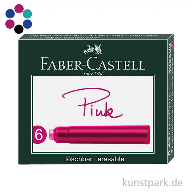 Artikelbild 1 des Artikels “Faber-Castell Tintenpatronen Standard 6 Stück “