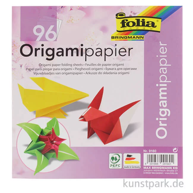 Artikelbild 1 des Artikels “Faltblätter aus Origamipapier, 96 Blatt, 80g - farbig sortiert “