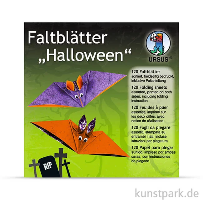 Artikelbild 1 des Artikels “Faltblätter Halloween, 15x15 cm, 120 Blatt, 80g “