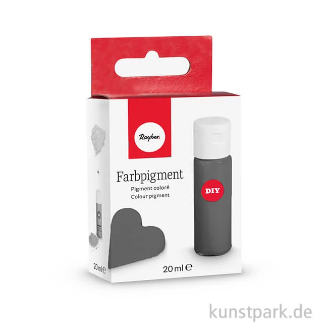 Artikelbild 1 des Artikels “Rayher Farbpigment Pulver, 20 ml Einzelfarbe | Anthrazit“