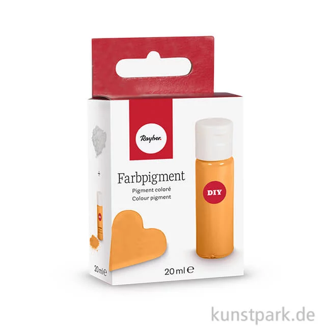 Artikelbild 1 des Artikels “Rayher Farbpigment Pulver, 20 ml Einzelfarbe | Mandarine“