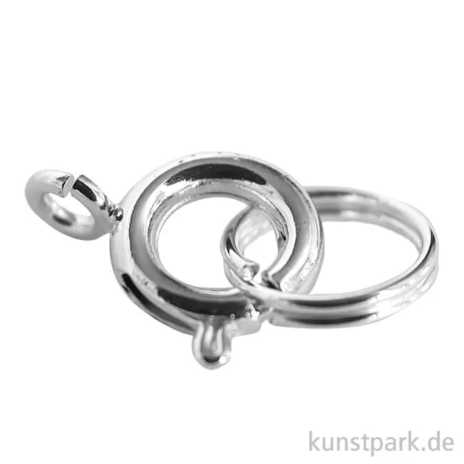 Artikelbild 1 des Artikels “Federringe mit Spaltring, 7 mm, 4 Stück Silber“