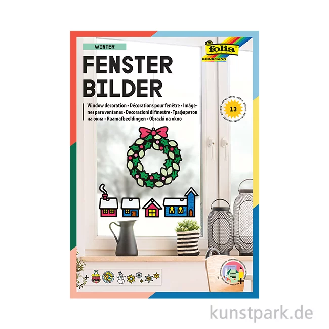 Artikelbild 1 des Artikels “Fensterbilder Bastelset - WINTER Transparent “