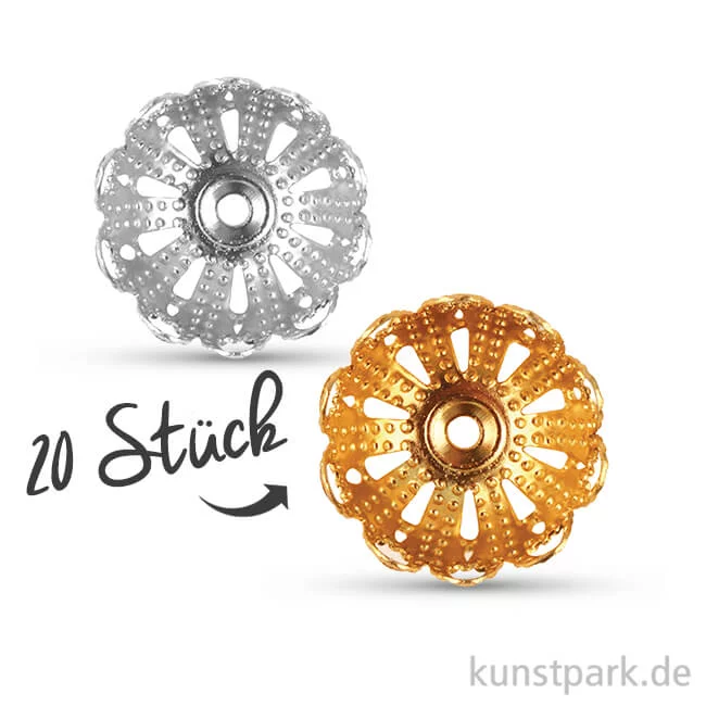 Artikelbild 1 des Artikels “Filigrankappel, 7 mm Durchmesser, 20 Stück “