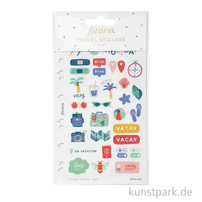 Artikelbild 1 des Artikels “FILOFAX Sticker - Everyday Travel, 6 Stickerbögen “