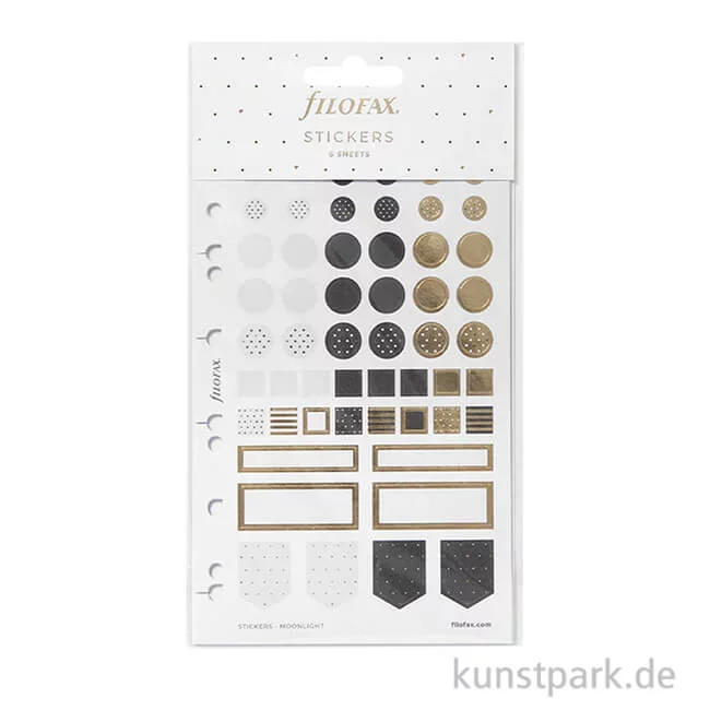 Artikelbild 1 des Artikels “FILOFAX Sticker - Moonlight, 6 Stickerbögen “