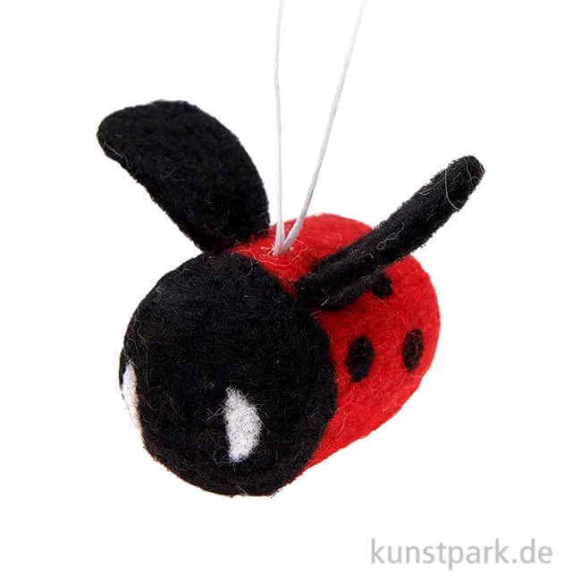 Artikelbild 1 des Artikels “Filz-Marienkäfer zum Hängen “