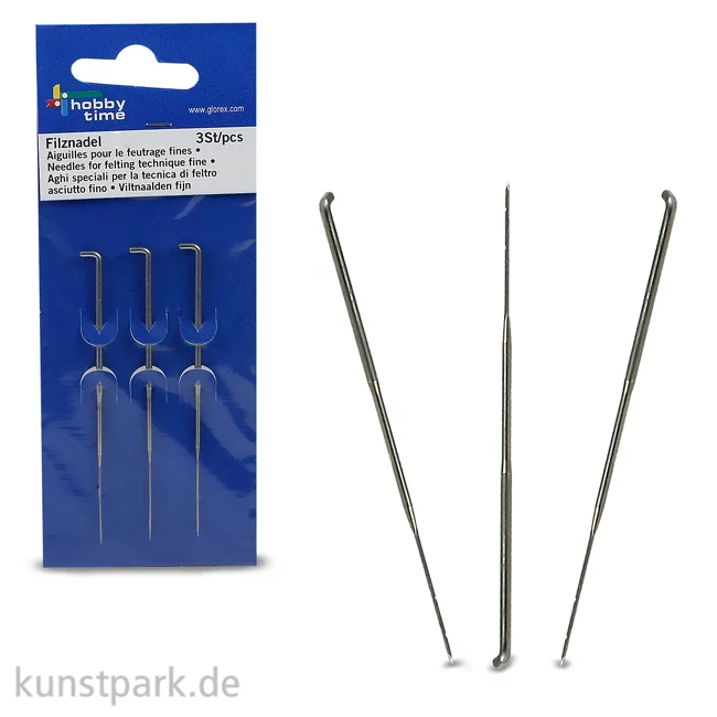 Artikelbild 1 des Artikels “Filznadeln für die Trocken-Filztechnik, 3 Stück fein“