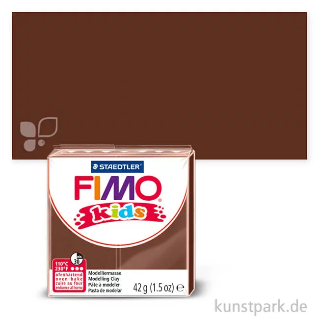Artikelbild 1 des Artikels “FIMO Kids Knete 42 g Einzelfarbe | Braun“