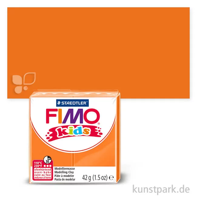 Artikelbild 1 des Artikels “FIMO Kids Knete 42 g Einzelfarbe | Orange“