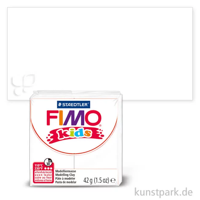 Artikelbild 1 des Artikels “FIMO Kids Knete 42 g Einzelfarbe | Weiß“