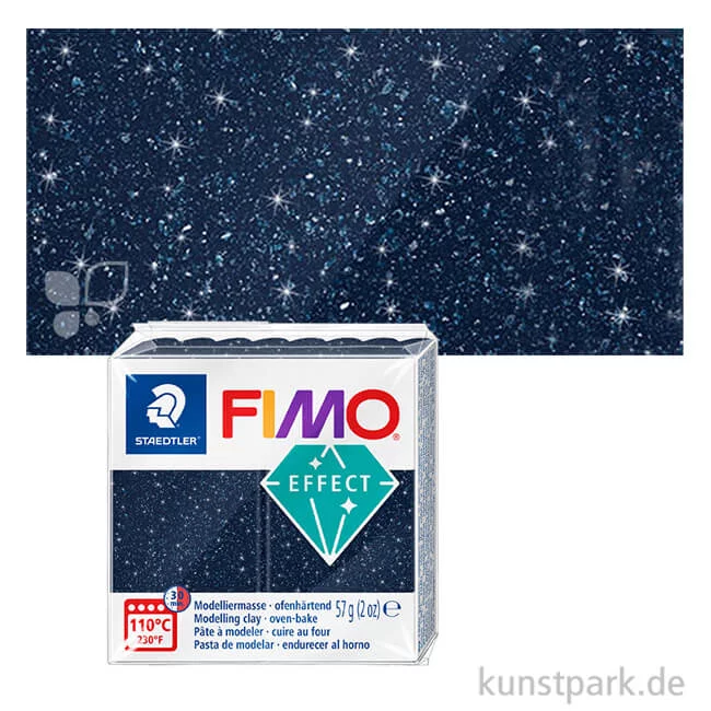 Artikelbild 1 des Artikels “FIMO Modelliermasse - Galaxy Effekt, 57 g Einzelfarbe | Blau“