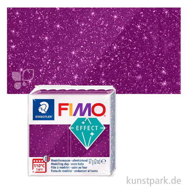 Artikelbild 1 des Artikels “FIMO Modelliermasse - Galaxy Effekt, 57 g Einzelfarbe | Lila“