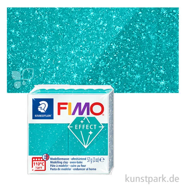 Artikelbild 1 des Artikels “FIMO Modelliermasse - Galaxy Effekt, 57 g Einzelfarbe | Türkis“