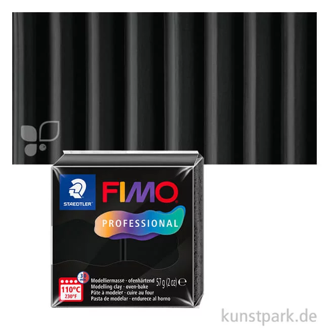 Artikelbild 1 des Artikels “FIMO Professional Modelliermasse 57 g | Schwarz“