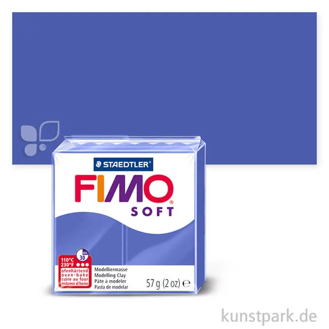 Artikelbild 1 des Artikels “FIMO soft Modelliermasse 57 g Einzelfarbe | Brillantblau“