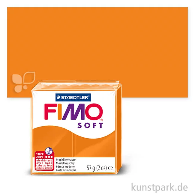 Artikelbild 1 des Artikels “FIMO soft Modelliermasse 57 g Einzelfarbe | Mandarine“