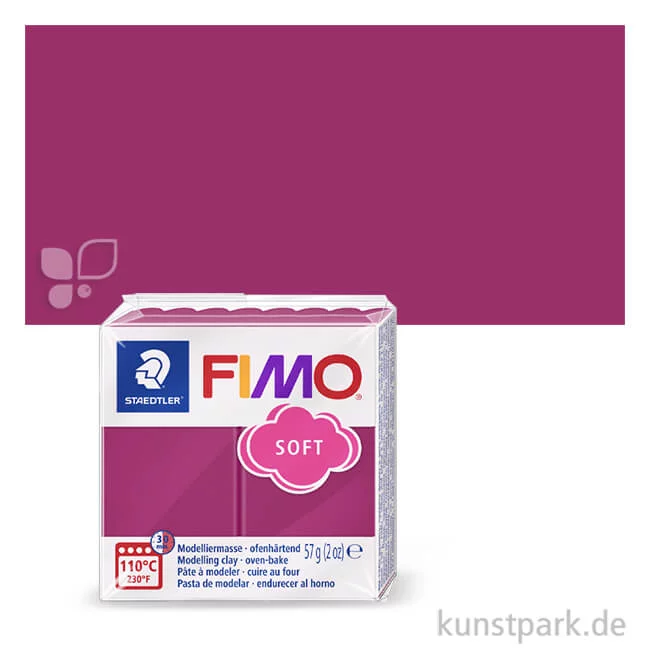 Artikelbild 1 des Artikels “FIMO soft Modelliermasse 57 g Einzelfarbe | Frozen Berry“